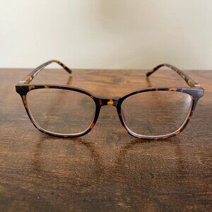 Women'sFoster Grant Design Optics Tortoise Shell Eyeglass Frames Only 52-17-140